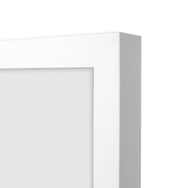 Elegant Square Photo Frame - White