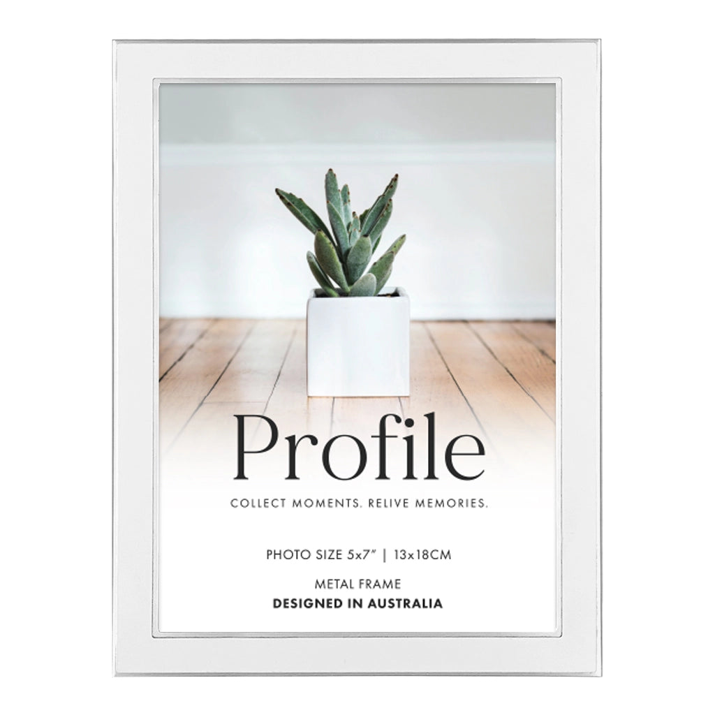 Eternal Metal Photo Frame - White