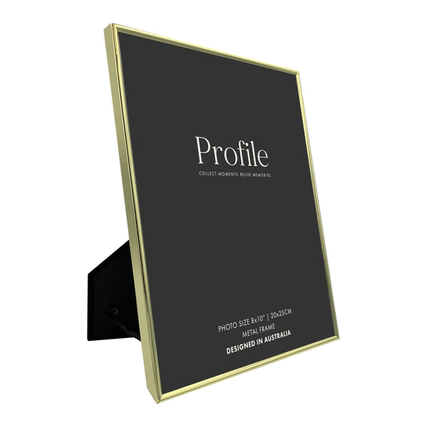 Habitat Metal Photo Frame - Gold