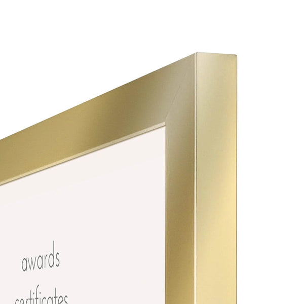 Modern Certificate Frame - Gold