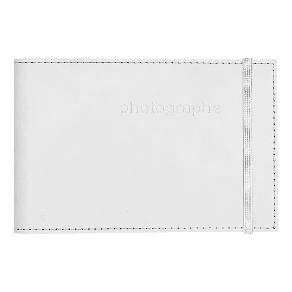 Citi Leather Brag Book - White