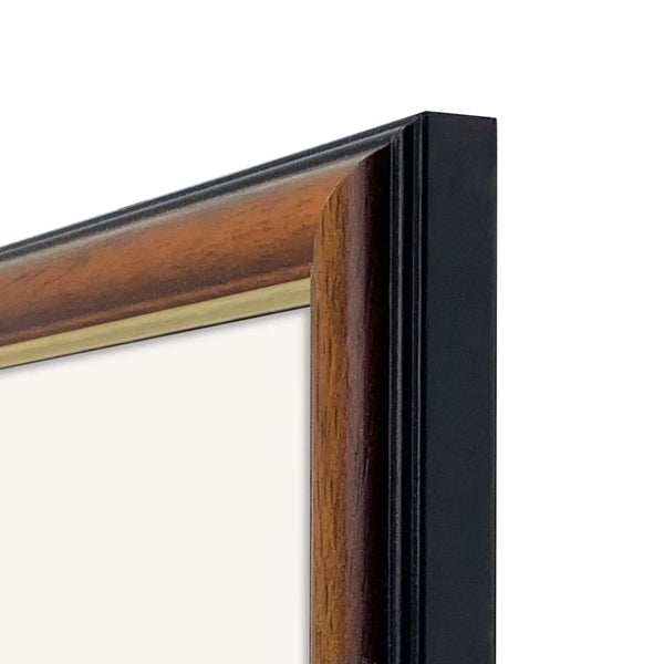 Traditional Certificate Frame - Walnut Gold